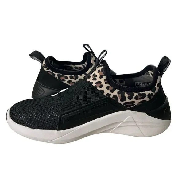 Women's Mark Nason A Linear Kenley Slip On Sneakers 133290 size 6 Black Leopard - Picture 2 of 6